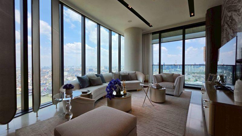 รูป For rent   📍 Banyan Tree Residences Riverside Bangkok  📍 Type 2 Bedroom Rent Prices   230,000/ month.  - รูปที่ 4/18