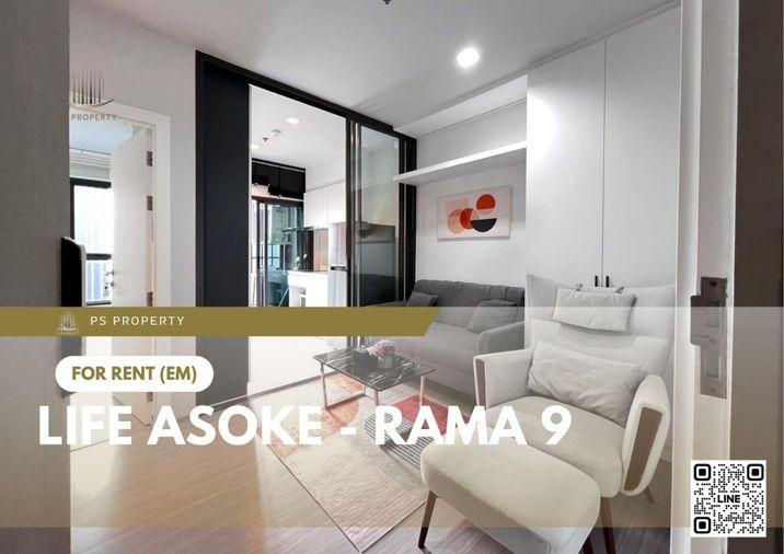 รูป ให้เช่า 📍 Life Asoke - Rama 9 📍 เฟอร์นิเจอร์ และ เครื่องใช้ไฟฟ้าครบ ใกล้ MRT พระราม 9 - รูปที่ 1/9
