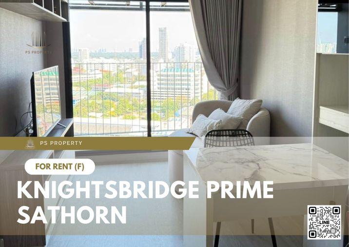 รูป ให้เช่า 📍 Knightsbridge Prime Sathorn 📍 เฟอร์นิเจอร์ และ เครื่องใช้ไฟฟ้าครบ ใกล้ BTS ช่องนนทรี - รูปที่ 1/8