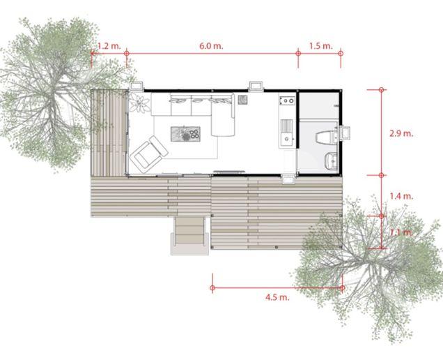 picture 🏠Prefabricated Modular Homes for Sale: Studio House with 1 Bathroom and Built-in Balcony. Construction Services Nationwide.🪴 - 18/18