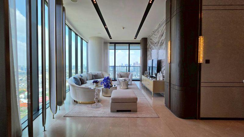 รูป For rent   📍 Banyan Tree Residences Riverside Bangkok  📍 Type 2 Bedroom Rent Prices   230,000/ month.  - รูปที่ 3/18