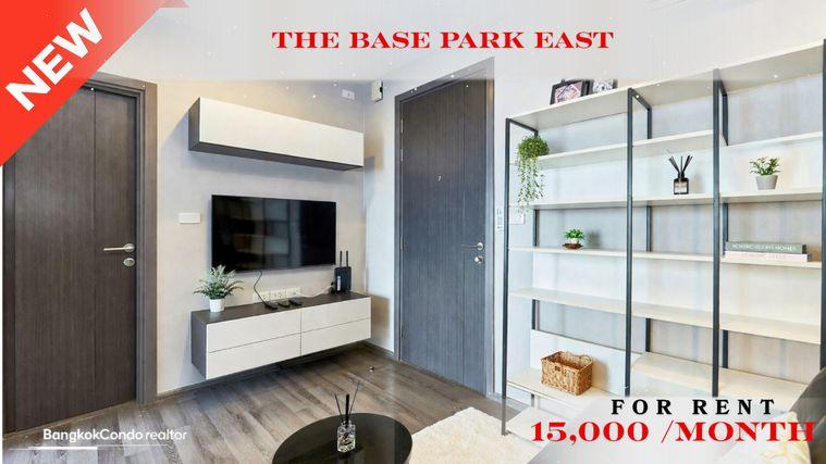 รูป 🍀🍀 Prime condo location 🚆ให้เช่า📌 เดอะ เบส พาร์ค อีส สุขุมวิท 77(Line:@rent2022)BTS อ่อนนุช ✨พร้อมเข้าอยู่  ✨ A08537  - รูปที่ 1/11