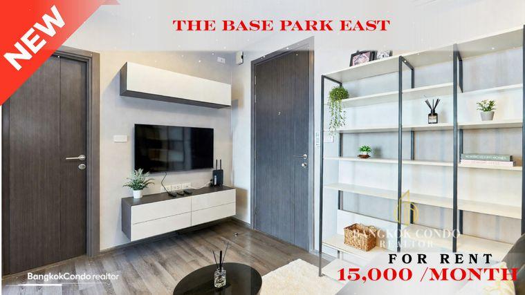 รูป 🍀🍀 Prime condo location 🚆ให้เช่า📌 เดอะ เบส พาร์ค อีส สุขุมวิท 77(Line:@rent2022)BTS อ่อนนุช ✨พร้อมเข้าอยู่ ✨ A08537 - รูปที่ 1/11