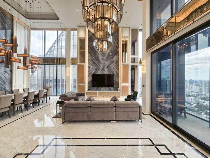 รูป 💎For rent Penthouse Luxury Duplex Condo  📍 The Esse At Singha Complex  📍  Rent Prices   450,000/ month.  - รูปที่ 8/20