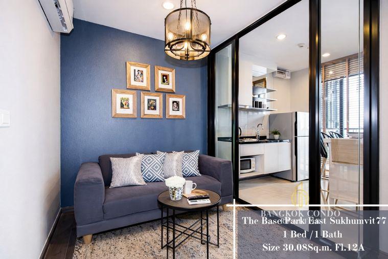 picture 🍀🍀 Prime Condo Location 🚆 For Rent 📌 The Base Park East Sukhumvit 77 (Line: @rent2022) | Near BTS On Nut ✨ Ready to move in! ✨ 📌 Ref Code:A04203 - 7/9