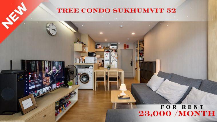 รูป 🍀🍀 Cozy room 🌸🌼ให้เช่า📌 ทรี คอนโด สุขุมวิท 52 (Line:@rent2022)BTS อ่อนนุช ✨พร้อมเข้าอยู่✨ A11033 - รูปที่ 1/15