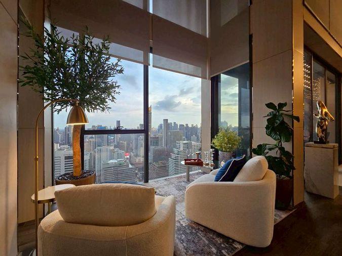 รูป 💎Penthouse Duplex ที่ดีที่สุดย่าน พระราม9 - อโศก  📍  The Esse At Singha Complex  📍  Rent Prices   600,000/ month.  - รูปที่ 4/20