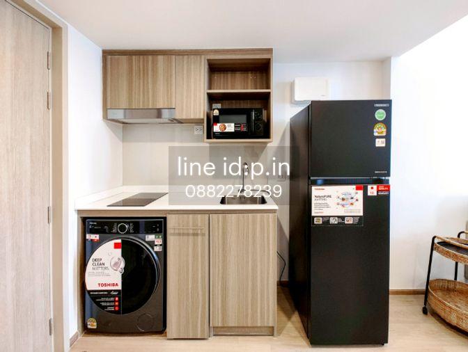 picture For rent: Life Rama 4-Asoke, Duplex unit, 2 bedrooms, 1 bathroom, with Bang Krachao view. - 10/14