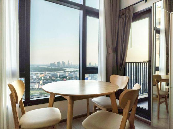 picture For rent: Life Rama 4-Asoke, Duplex unit, 2 bedrooms, 1 bathroom, with Bang Krachao view. - 8/14