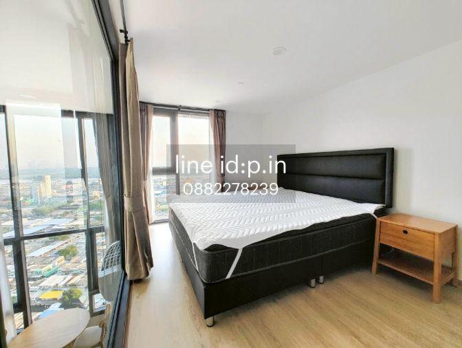 picture For rent: Life Rama 4-Asoke, Duplex unit, 2 bedrooms, 1 bathroom, with Bang Krachao view. - 1/14