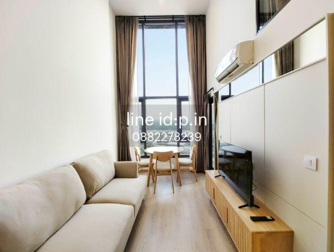 picture For rent: Life Rama 4-Asoke, Duplex unit, 2 bedrooms, 1 bathroom, with Bang Krachao view. - 6/14