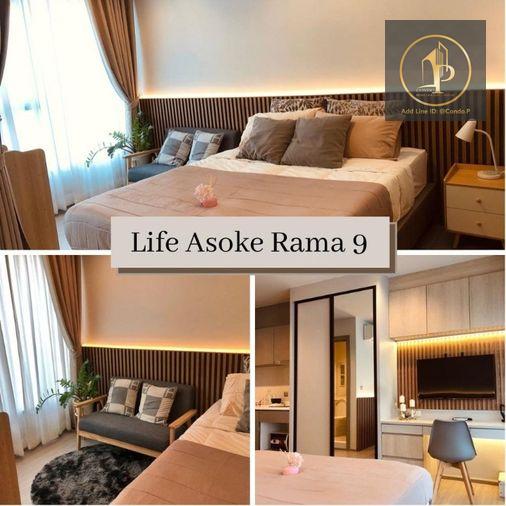 picture 🎈#PT2309_149🎈💥Urgent💥 Available April 7th, 2026. Click quickly before it's gone‼️ For Rent 1️⃣8️⃣k. Condo Life Asoke Rama 9 - 7/10