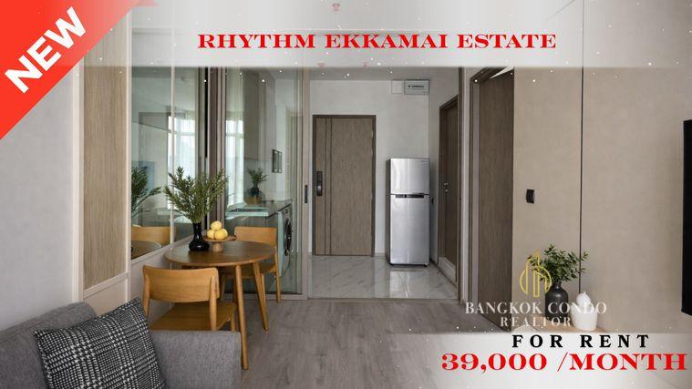 รูป 🍀🍀Prime condo location 🚆ให้เช่า📌 ริทึ่ม เอกมัย เอสเตท(Line:@rent2022)BTS เอกมัย ✨พร้อมเข้าอยู่🔖A11086 - รูปที่ 1/10