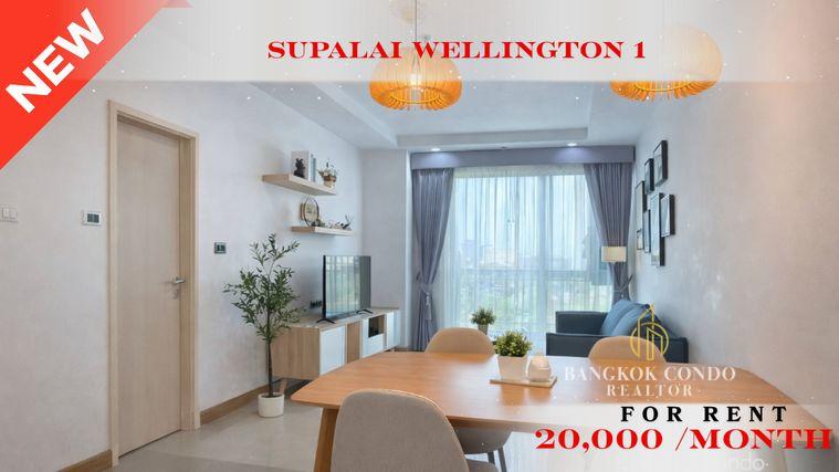 รูป 🍀🍀🍀Prime condo location 🚆ให้เช่า📌ศุภาลัย เวลลิงตัน(Line:@rent2022)✨MRTศูนย์วัฒนธรรมแห่งประเทศไทย✨ พร้อมเข้าอยู่ 🔖A11109 - รูปที่ 1/12
