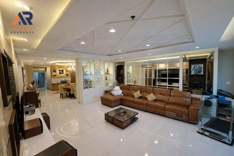รูป ฟีลบ้านบนคอนโด ริมเเม่น้ำเจ้าพระยา🛋️ Supalai Prima Riva | 3 ห้องนอน 5 ห้องน้ำ | 246 ตร.ม. | ชั้น 12 | BTS นราราม3 - รูปที่ 9/14