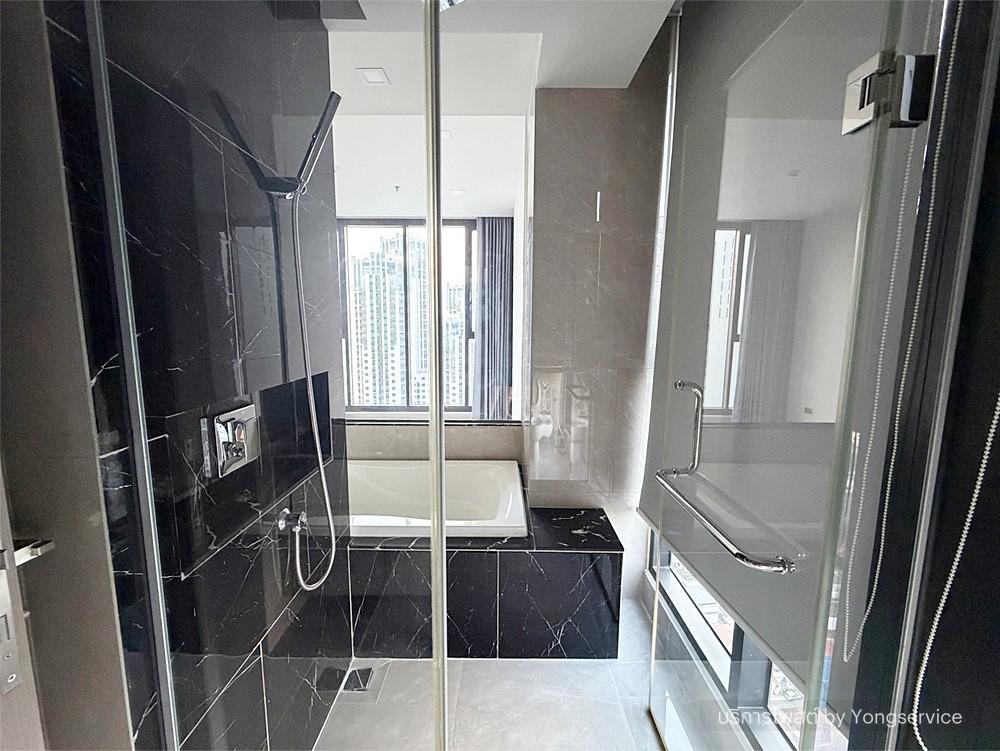 รูป Call : 095-254-6826 Condo One9Five Asoke-Rama 9 (โควต้าต่างชาติ-ไทย) ขนาด 69.5 ตารางเมตร 2 ห้องนอน 2 ห้องน้ำ ชั้น27 ตึกB ขายถูกกว่าโครงการ - รูปที่ 7/13