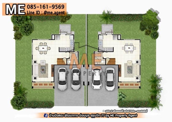 รูป ขายบ้านเดี่ยว ภัสสร เพรสทีจ พัฒนาการ 38 ราคาถูกสุดในโครงการ เดินทางสะดวก ทองหล่อ-สุขุมวิท-พระราม9–ศรีนครินทร์-อ่อนนุช โทร 085-1619569 (BH27-38) - รูปที่ 16/17