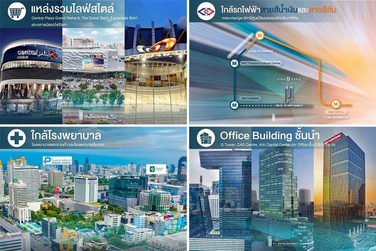 รูป Call : 095-254-6826 Condo One9Five Asoke-Rama 9 (โควต้าต่างชาติ-ไทย) ขนาด 69.5 ตารางเมตร 2 ห้องนอน 2 ห้องน้ำ ชั้น27 ตึกB ขายถูกกว่าโครงการ - รูปที่ 11/13