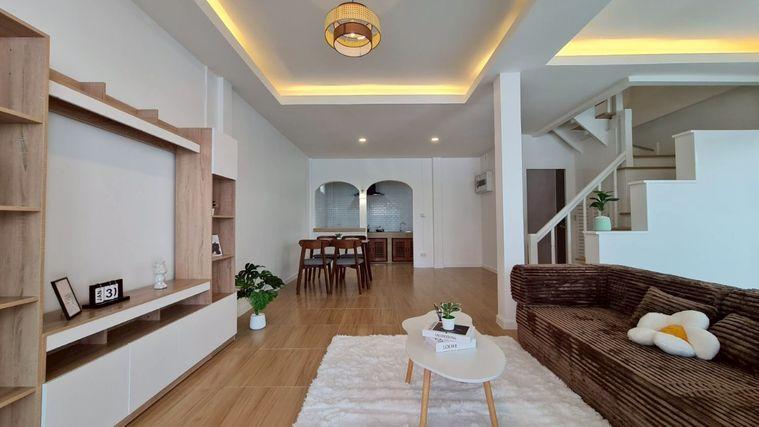 รูป ขายทาวน์เฮาส์ หลังมุม หมู่บ้านบุศรินทร์ รามอินทรา109 บ้านรีโนเวทใหม่ พร้อมเข้าอยู่ (N.2071) - รูปที่ 2/10