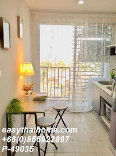 รูป P-49035 วิวสวนสวย 1 ห้องนอน The Base 77 ใกล้ Habito Mall เพียง 13,500 บาท! Line Id: @easythaihome | 085-592-2897 - รูปที่ 7/7