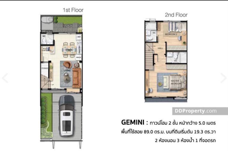 รูป ขายทาวน์โฮม 2 ชั้น Indy 2 ศรีนครินทร์ โครงการคุณภาพจาก Land & Houses ทำเลศักยภาพ  พร้อมอยู่ คุ้มค่า ทำเลดี ใกล้ Mega บางนา และ BTS - รูปที่ 21/21