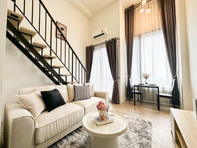 รูป ขายด่วน คอนโดduplex 2ชั้น เพดานสูงโปร่ง สบาย ตกแต่งพร้อมเข้าอยู่ ใกล้แฟชั่นไอส์แลนด์ - รูปที่ 5/16