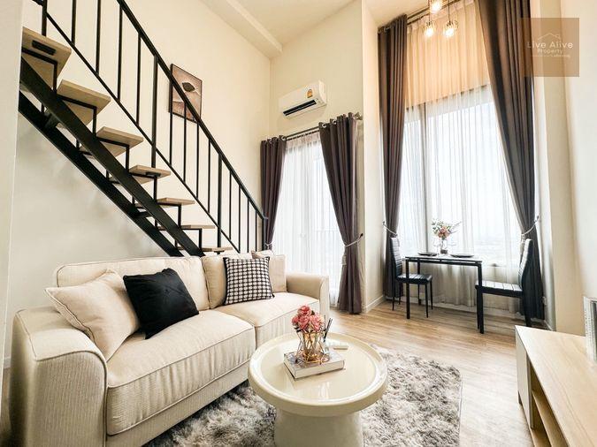 รูป ขายด่วน คอนโดduplex 2ชั้น เพดานสูงโปร่ง สบาย ตกแต่งพร้อมเข้าอยู่ ใกล้แฟชั่นไอส์แลนด์ - รูปที่ 5/16
