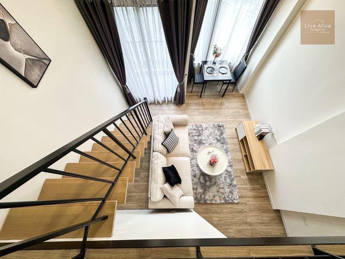 รูป ขายด่วน คอนโดduplex 2ชั้น เพดานสูงโปร่ง สบาย ตกแต่งพร้อมเข้าอยู่ ใกล้แฟชั่นไอส์แลนด์ - รูปที่ 10/16