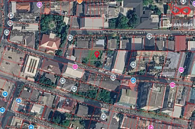รูป ให้เช่าที่ดิน ถนนรัชดาภิเษก ซอย 20 มิถุนา ห้วยขวาง 103ตร.ว. ใกล้ MRT สุทธิสาร - รูปที่ 9/9