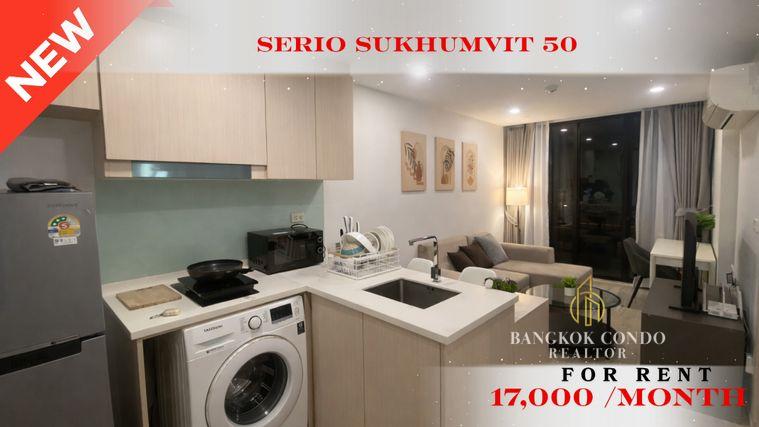 รูป 🍀🍀 Fully furnished💝 ให้เช่า📌 เซอริโอ้ (Line: @rent2022) BTS อ่อนนุช พร้อมเข้าอยู่ ราคาดี!!🔖A11134 - รูปที่ 1/9