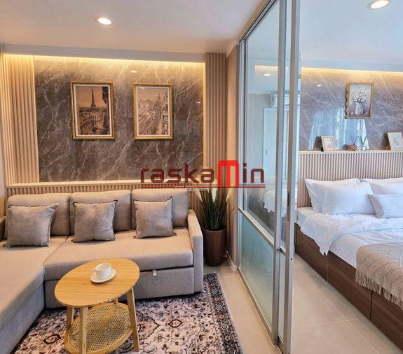 รูป KT0378🌴1ห้องนอน 26ตรม ชั้น7 ตึกA พร้อมเฟอร์นิเจอร์⛵Lumpini Ville Wongamat🏖️ลุมพินี วิลล์ นาเกลือ วงศ์อมาตย์ - รูปที่ 2/10