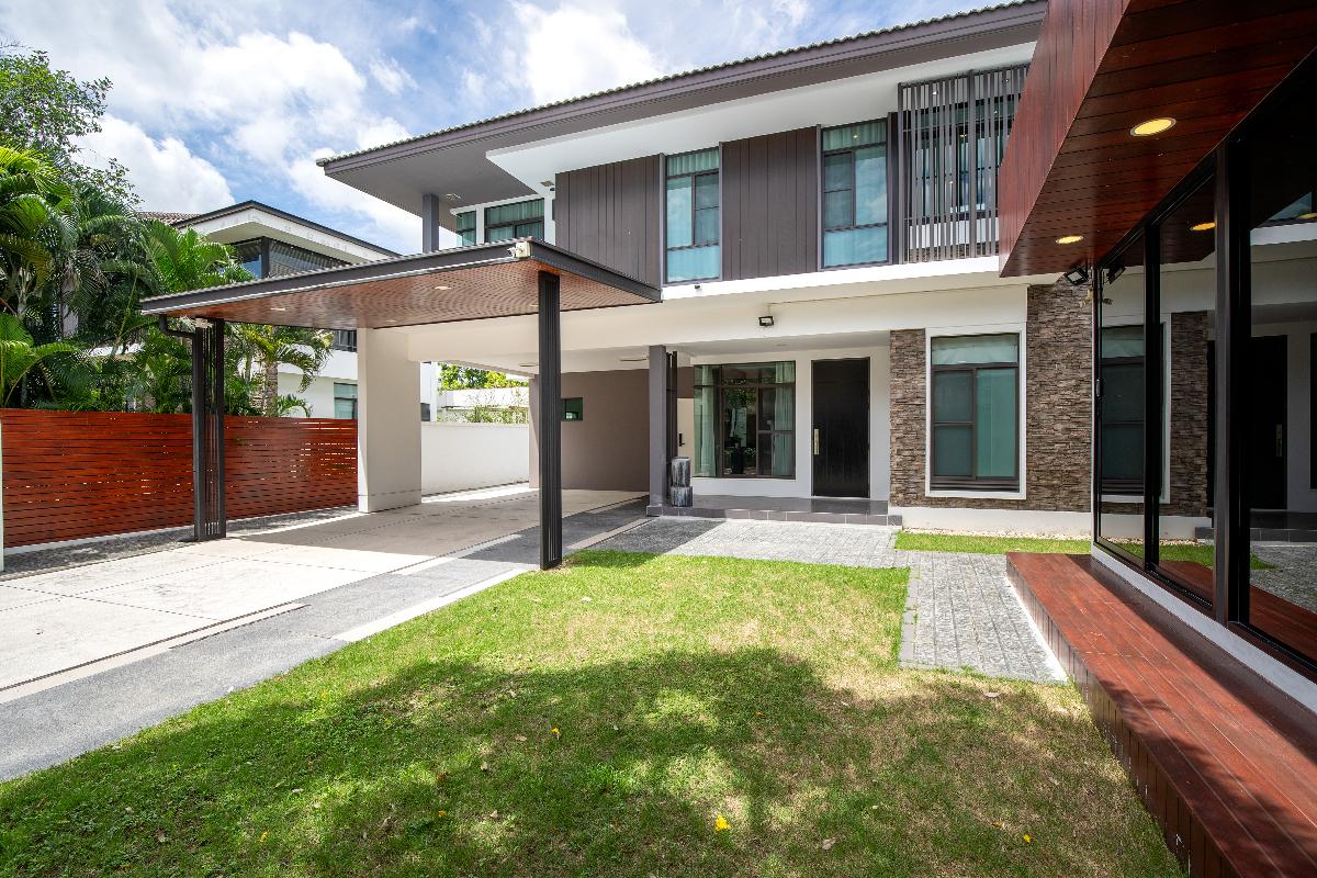 รูป [สไตล์โมเดิร์น] บ้านเดี่ยวแต่งสวย นันทวัน แจ้งวัฒนะเนื้อที่ 114.5 ตร.ว.     4ห้องนอน   3 ห้องน้ำ - รูปที่ 1/24