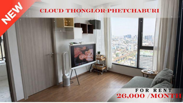 picture 💝 Fully Furnished Unit For Rent 📌 Cloud Thonglor – Phetchaburi Condominium (Line: @rent2022)  ✨ Ready to move in! ✨ 📌 Ref Code: A10604 - 1/9