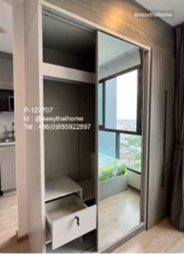 รูป P-127707 วิวเมือง! ไอดีโอ วุฒากาศ สตูดิโอ 21 ตร.ม. พร้อมเฟอร์ฯครบ! ใกล้ BTS วุฒากาศ | Line Id: @easythaihome | 085-592-2897 - รูปที่ 5/9