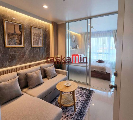 รูป KT0378🌴1ห้องนอน 26ตรม ชั้น7 ตึกA พร้อมเฟอร์นิเจอร์⛵Lumpini Ville Wongamat🏖️ลุมพินี วิลล์ นาเกลือ วงศ์อมาตย์ - รูปที่ 1/10