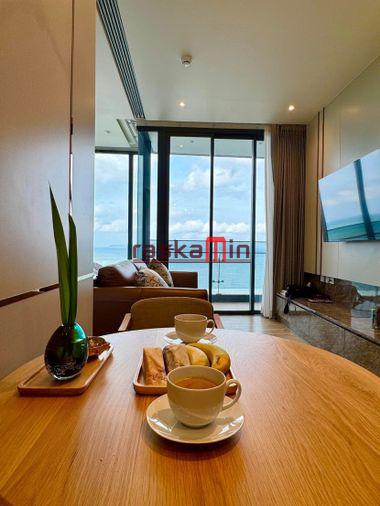 รูป KT0364🏖️1ห้องนอน 39ตรม ชั้น10🌊วิวทะเล พร้อมเฟอร์นิเจอร์🦀AROM อารมณ์ วงศ์อมาตย์ พัทยาเหนือ - รูปที่ 2/11