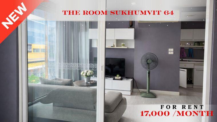 รูป 🍀🍀🍀Prime condo Location 🚆ให้เช่า📍เดอะรูม สุขุมวิท 64 🌹(Line:@rent2022) BTSบางจาก✨พร้อมเข้าอยู่ ✨ A05473 - รูปที่ 1/13