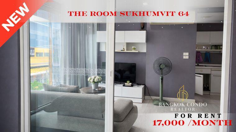 รูป 🍀🍀🍀Prime condo Location 🚆ให้เช่า📍เดอะรูม สุขุมวิท 64 🌹(Line:@rent2022) BTSบางจาก✨พร้อมเข้าอยู่ ✨ A05473 - รูปที่ 1/13