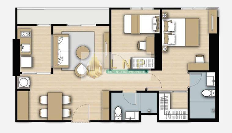 รูป 🏢 ขายคอนโด : The Parkland Phetkasem 56 (เดอะพาร์คแลนด์ เพชรเกษม 56) รหัสทรัพย์ | 📌LNP-C12848 - รูปที่ 17/17