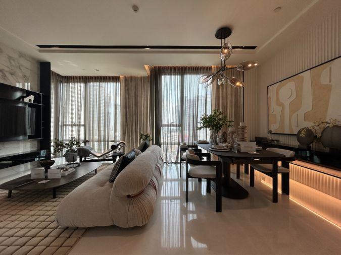 รูป  The Bangkok Thonglor  2ห้องนอน 2ห้องน้ำแต่งครบ ราคาโครงการ เริ่มต้น 22 ลบ. - รูปที่ 14/15