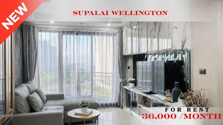 รูป 🍀🍀🍀Prime condo location 🚆ให้เช่า📌ศุภาลัย เวลลิงตัน(Line:@rent2022)✨MRTศูนย์วัฒนธรรมแห่งประเทศไทย✨ พร้อมเข้าอยู่ 🔖A06894 - รูปที่ 1/13