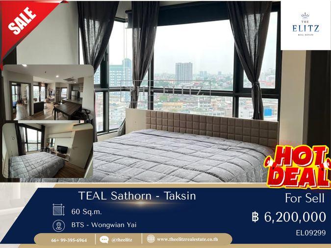 รูป ✨ Rare Item ราคาคุ้มค่าที่สุดบนทำเลศักยภาพ TEAL สาทร-ตากสิน ห้องฟังก์ชันลงตัว เลย์เอาท์ดี อยู่สบายเหมือนบ้าน ❤️ - รูปที่ 1/31