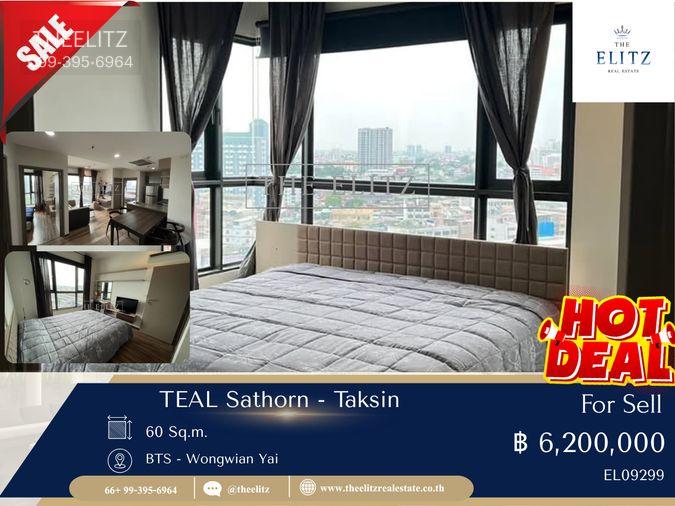 รูป ✨ Rare Item ราคาคุ้มค่าที่สุดบนทำเลศักยภาพ TEAL สาทร-ตากสิน ห้องฟังก์ชันลงตัว เลย์เอาท์ดี อยู่สบายเหมือนบ้าน ❤️ - รูปที่ 1/31