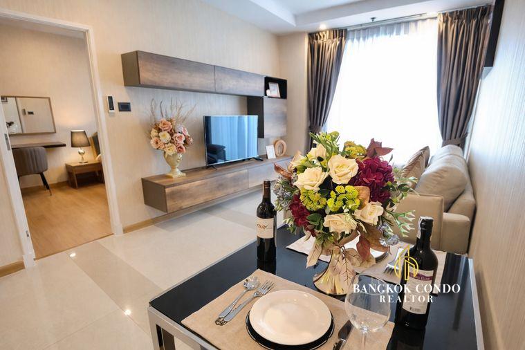 picture 💙 Modern Room For Rent 📌 Supalai Wellington (Line: @rent2022) | Near MRT Thailand Cultural Centre ✨ Ready to move in! ✨ 📌 Ref Code: A01388 - 4/14