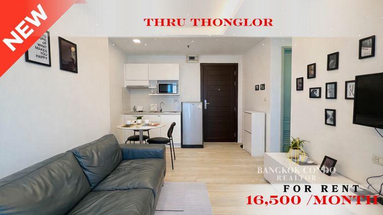 picture 🌸 Cozy Room For Rent 📌 Thru Thonglor Condominium (Line: @rent2022) | Near MRT Phetchaburi ✨ Ready to move in! ✨ 📌 Ref Code: A11147 - 1/14