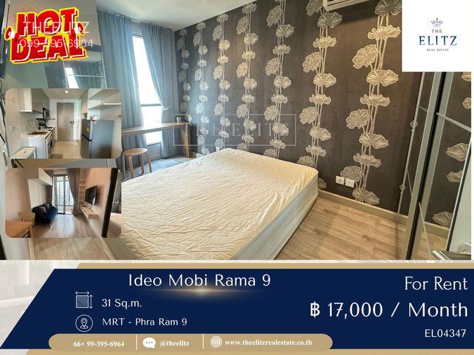 รูป ✨ Smart Living ✨ Ideo Mobi พระราม 9 ห้อง Layout ลงตัว ทำเลศักยภาพที่สุดในย่าน New CBD สะดวกทุกการเดินทาง 🎉 - รูปที่ 1/23