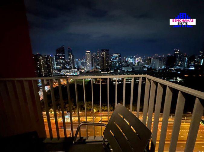 รูป ขายคอนโดห้องใหญ่ไซส์พิเศษ ชั้นสูง วิวเมืองพาโนรามา ราคาถูกที่สุดในโครงการ Life Asoke Hype (ไลฟ์ อโศก ไฮป์) ใกล้รถไฟฟ้า MRT พระราม 9 - รูปที่ 17/17