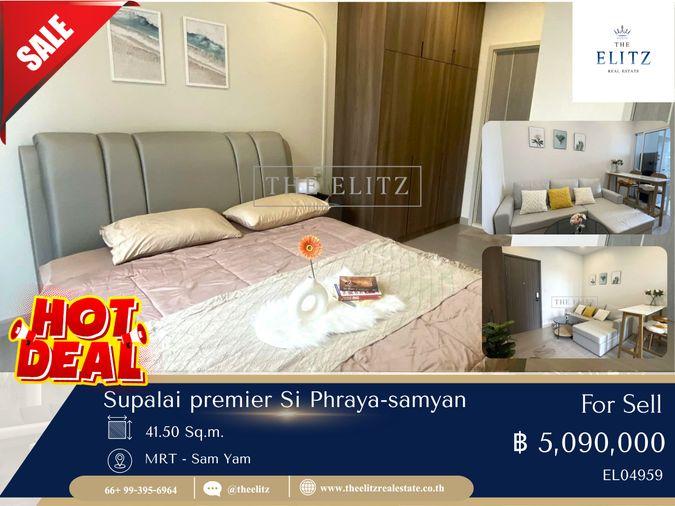 รูป ✨ จากห้องถึงจุฬาฯ แค่ไม่กี่นาที Supalai Premier สี่พระยา-สามย่าน ทำเลทองของนิสิตและคนทำงานย่าน CBD 💕 - รูปที่ 1/11
