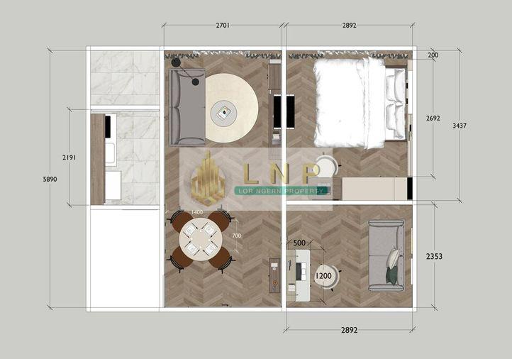 รูป 🏢 ให้เช่าคอนโด : Chateau In Town Phaholyothin 11 (ชาโตว์ อิน ทาวน์ พหลโยธิน 11) รหัสทรัพย์ | 📌LNP-C12897 - รูปที่ 11/11