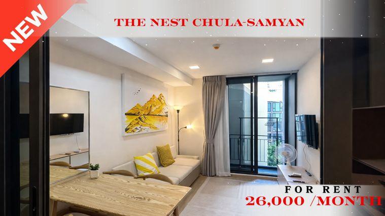 picture 🚆 Prime Condo Location For Rent 📌 The Nest Chula Samyan Condominium (Line: @rent2022) | Near MRT Samyan  ✨ Ready to move in! ✨ 📌 Ref Code: A11153 - 1/10